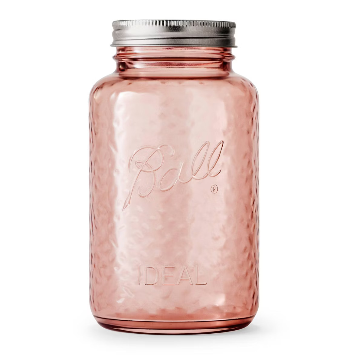 Ball 32oz 4pk Glass Regular Mouth Mason Color Jar with Lid and Band Rose: Pink Canning Jars, Dish... | Target