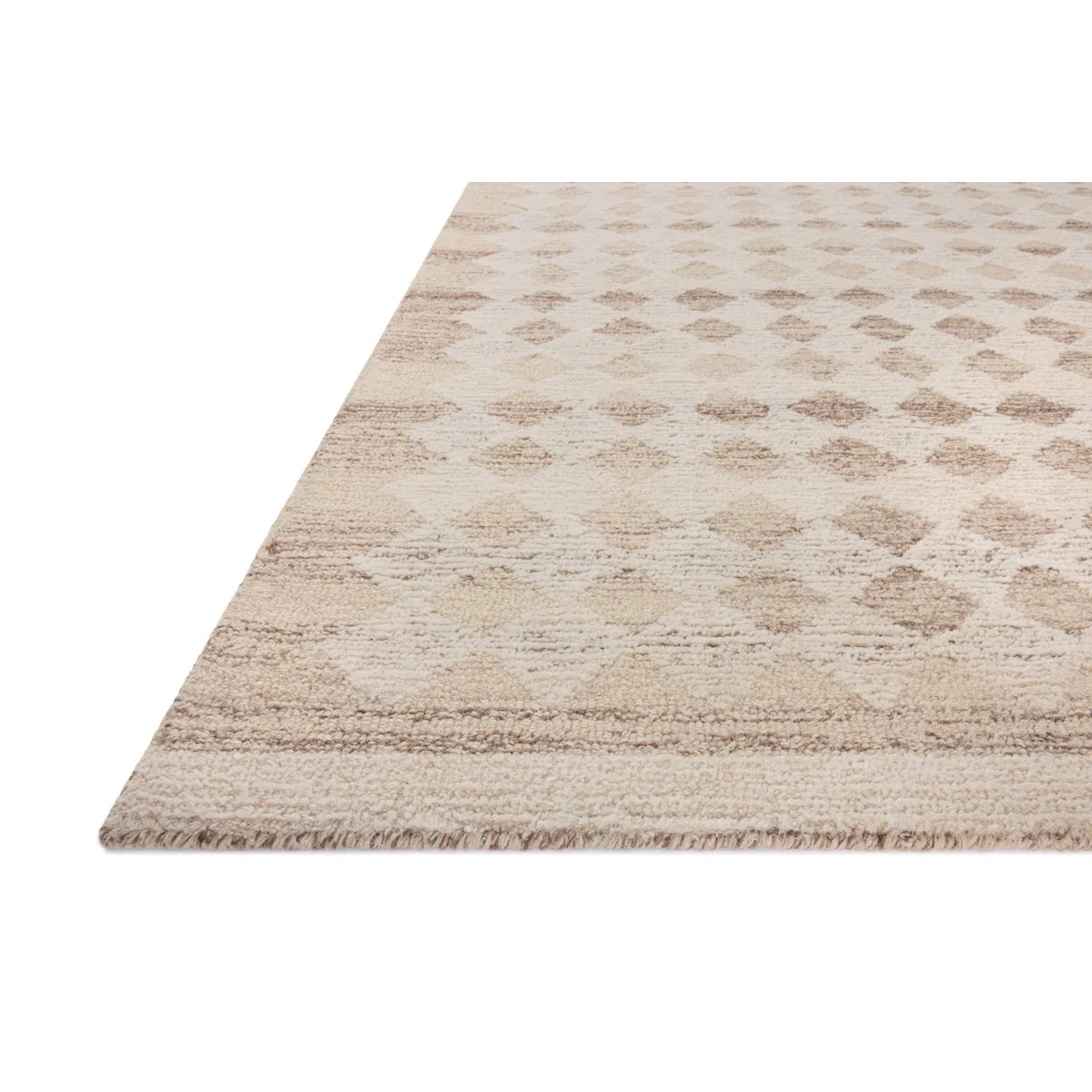 Magnolia Home by Joanna Gaines x Loloi Rae Natural / Ivory Area Rug | Wayfair North America