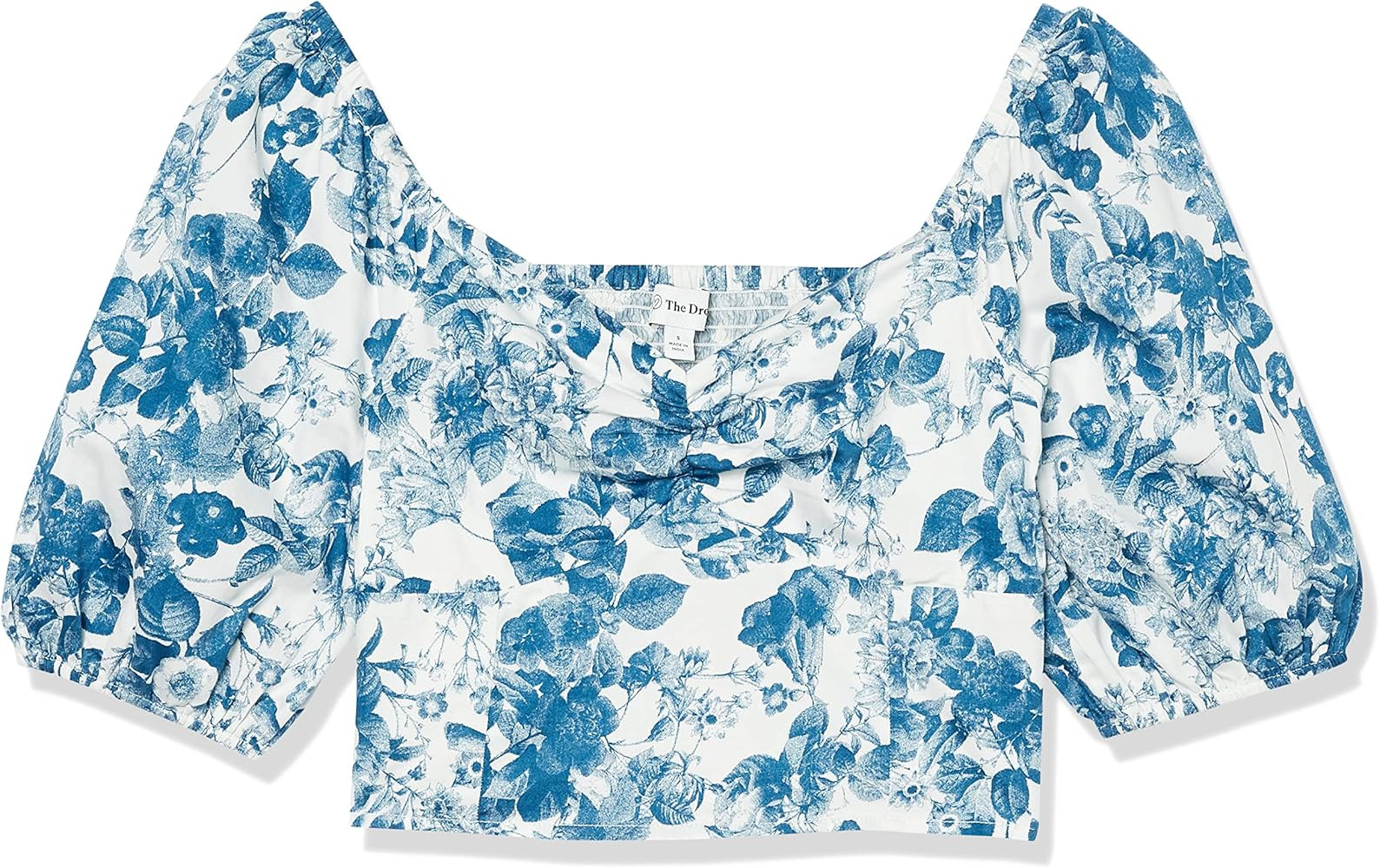 The Drop Women's Annie Sweetheart Neckline Puff Sleeve Smocked Back Top | Amazon (US)