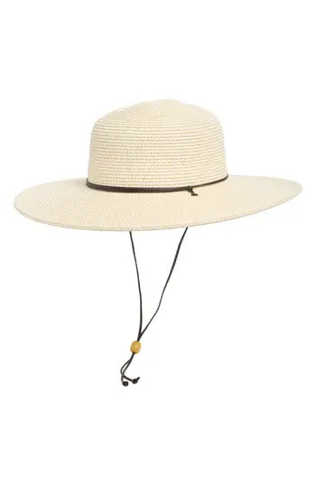 Scala Straw Sun Hat in Ivory at Nordstrom Rack | Nordstrom Rack