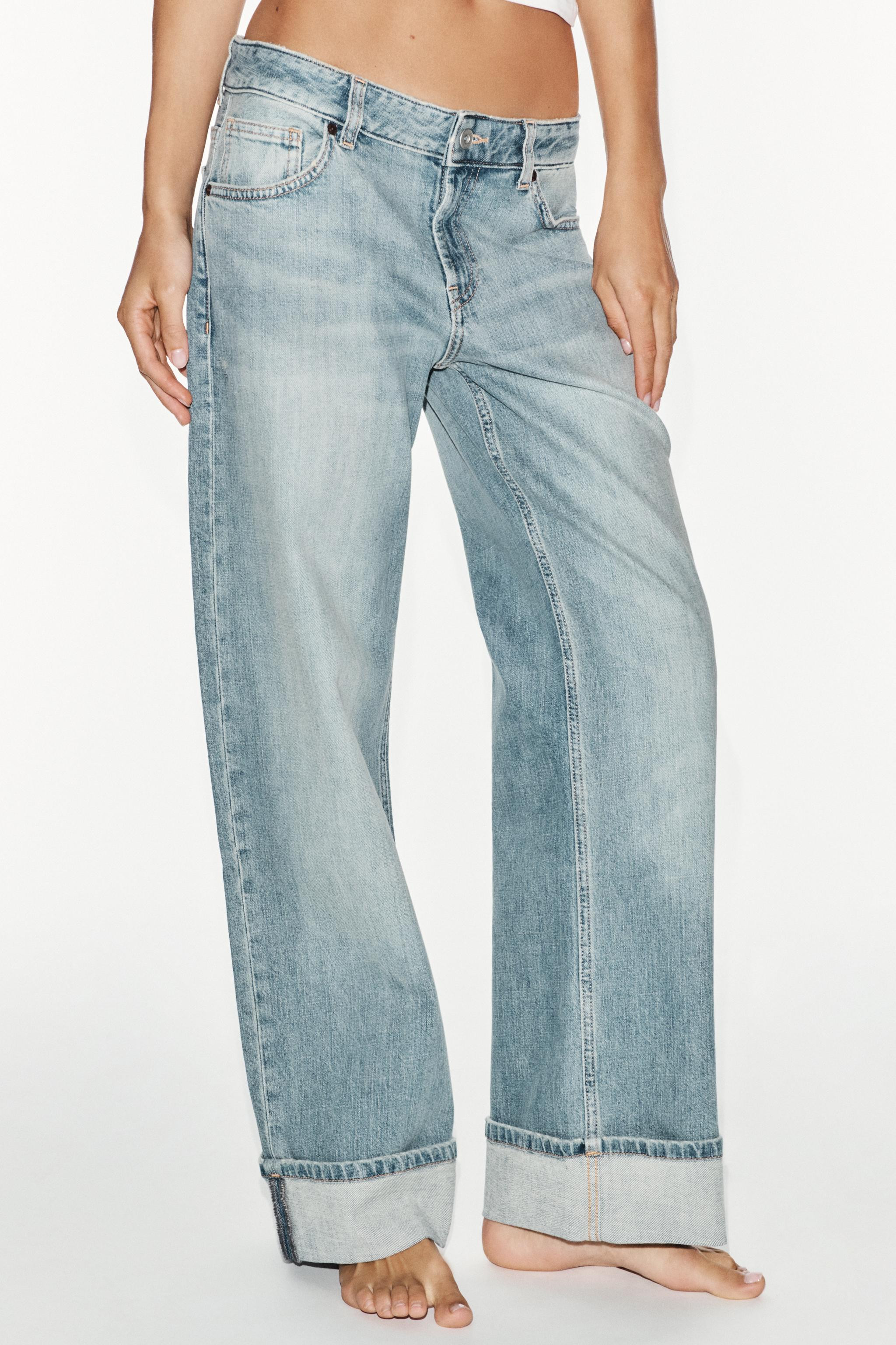 TRF LOOSE LOW-RISE FOLDED JEANS | Zara DE