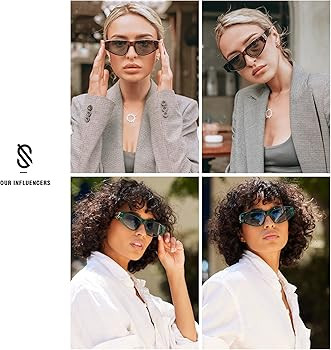 SOJOS 90s Cat Eye Polarized Sunglasses for Women Trendy UV Protection SJ2227 | Amazon (US)