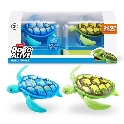Robo Alive 2pk Robo Turtle Animal Figure | Target