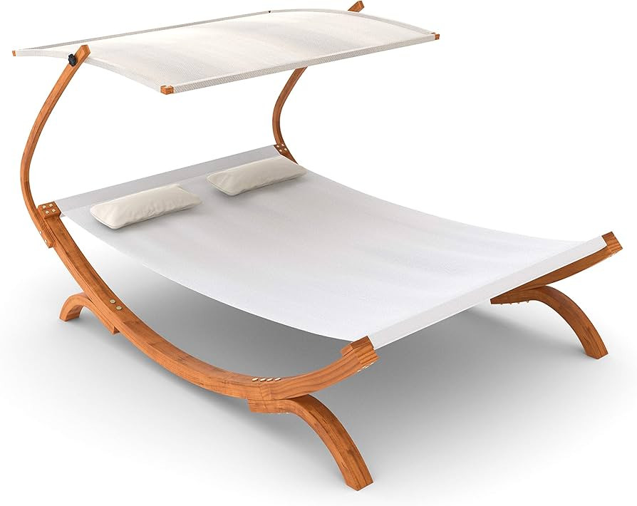 Ampel 24, Sedia a sdraio doppia PANAMA | Sdraio in larice 100% resistente alle intemperie | Tenda... | Amazon (IT)