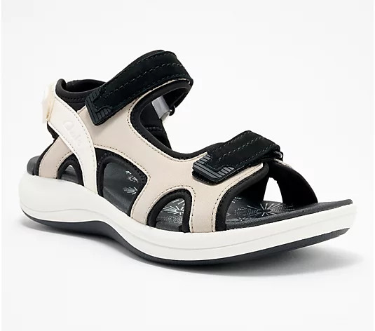 Clarks Cloudsteppers Sport Sandals - Mira Free - QVC.com | QVC