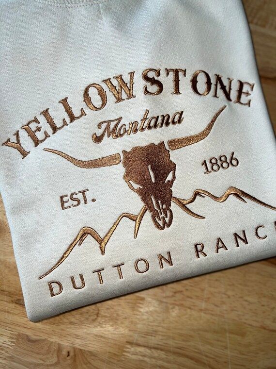 Yellowstone. Montana. Dutton Ranch. Sweatshirt. Oversized - Etsy | Etsy (US)