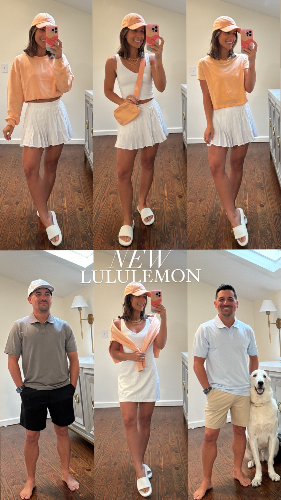 New summer lululemon 
Sports bra size 4
Skort size 4
Dress size 4
Slides size 7
Sweatshirt size 2
Tshirt size 
 Marky:
Shirts size m

@lululemon #ad #lululemoncreator

#LTKActive #LTKFindsUnder100 #LTKFitness