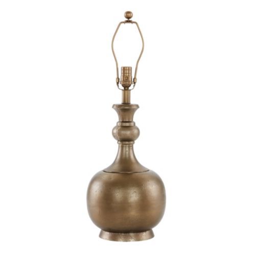 Zazu Metal Antique Brass Orb Table Lamp Base | Ballard Designs, Inc.