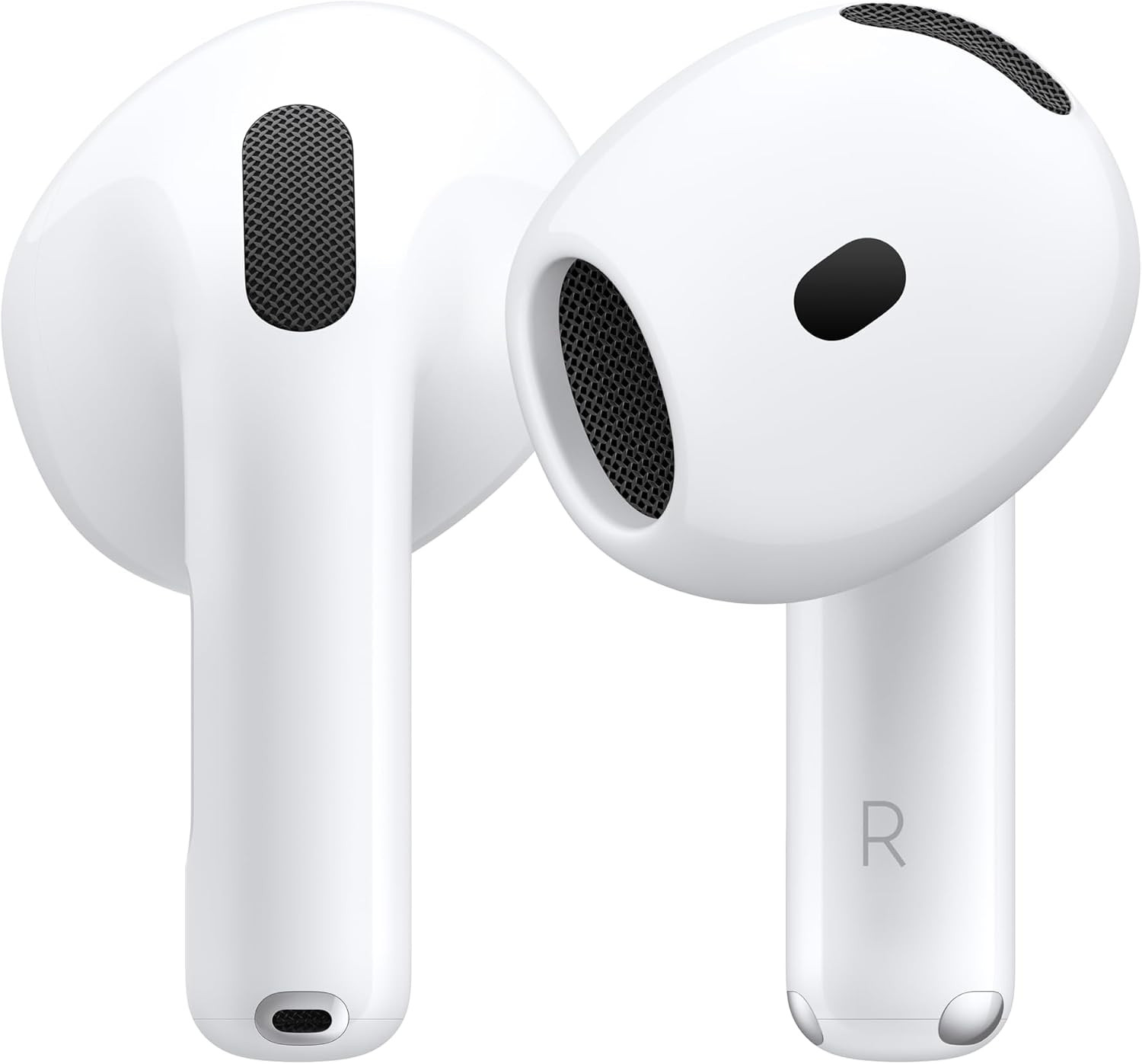 Apple AirPods 4 Wireless Earbuds, Bluetooth Headphones, Personalized Spatial Audio, Sweat and Water Resistant, USB-C Charging Case, H2 Chip, Up to 30 Hours of Battery Life, Effortless Setup for iPhone | Amazon (US)