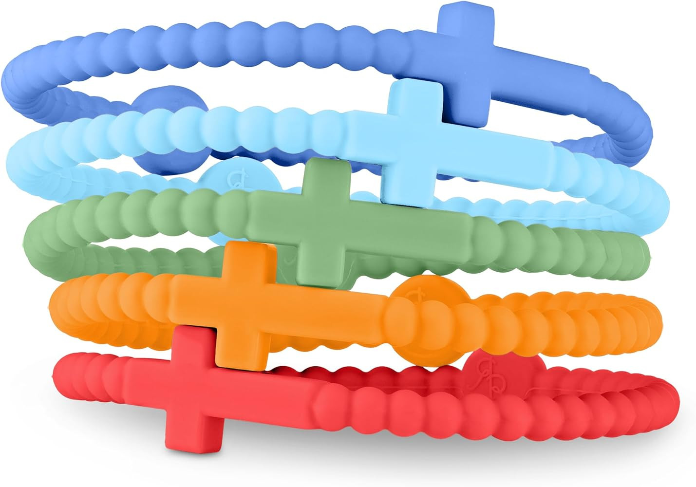 Ryan & Rose Jesus Bracelets - Cross Silicone Bracelet | Amazon (US)