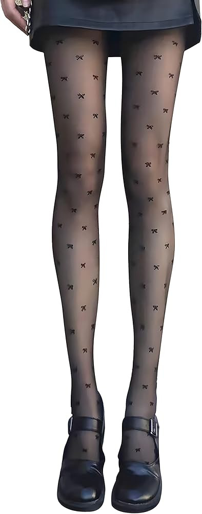 Bonnie Z. Leonardo Trendy Women's Tights Black Stockings Pantyhose Hosiery | Amazon (US)