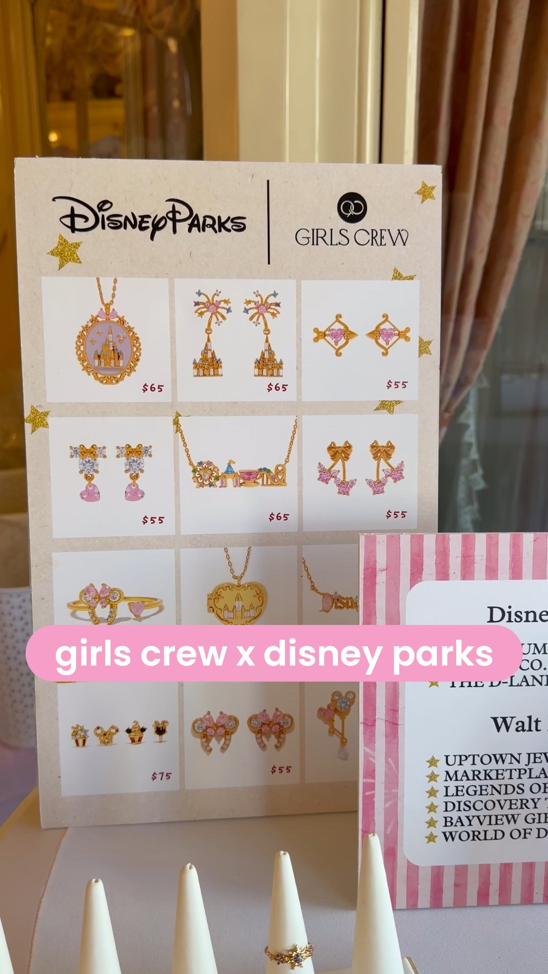 disney parks x girls crew jewelry collection + more of their cute pieces on disney store now 🩷

#LTKFindsUnder100 #LTKgrwm #LTKootd