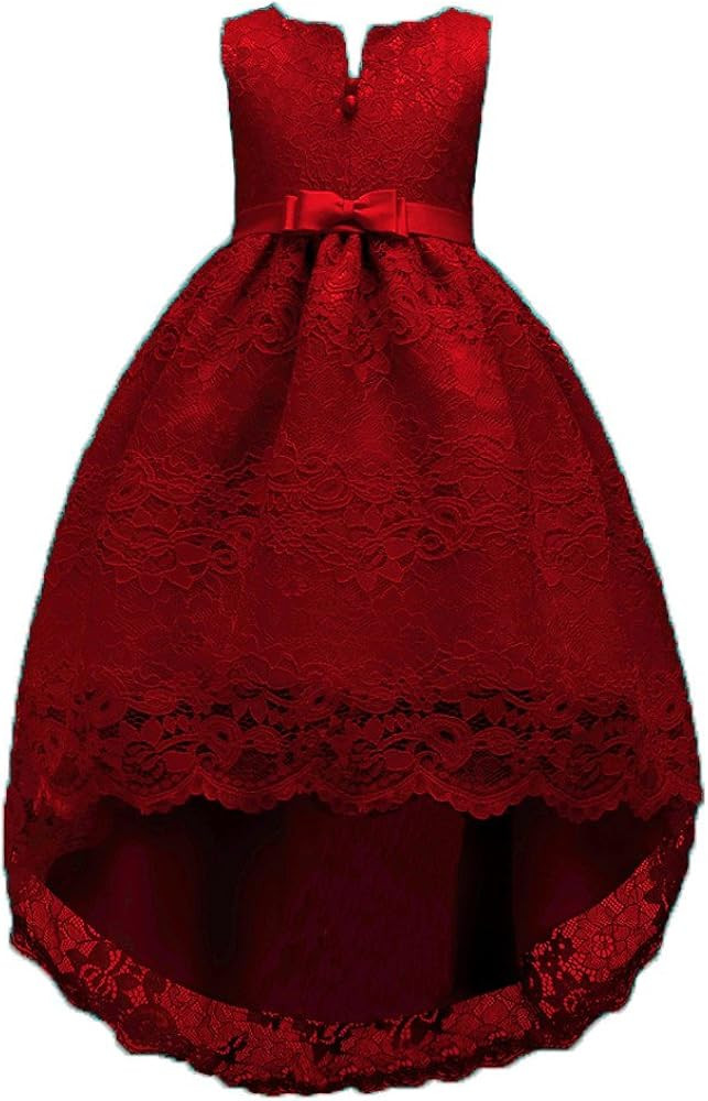 WEONEDREAM Princess Girls Dress for Wedding Birthday Party with Train Size 3-14 Years | Amazon (US)