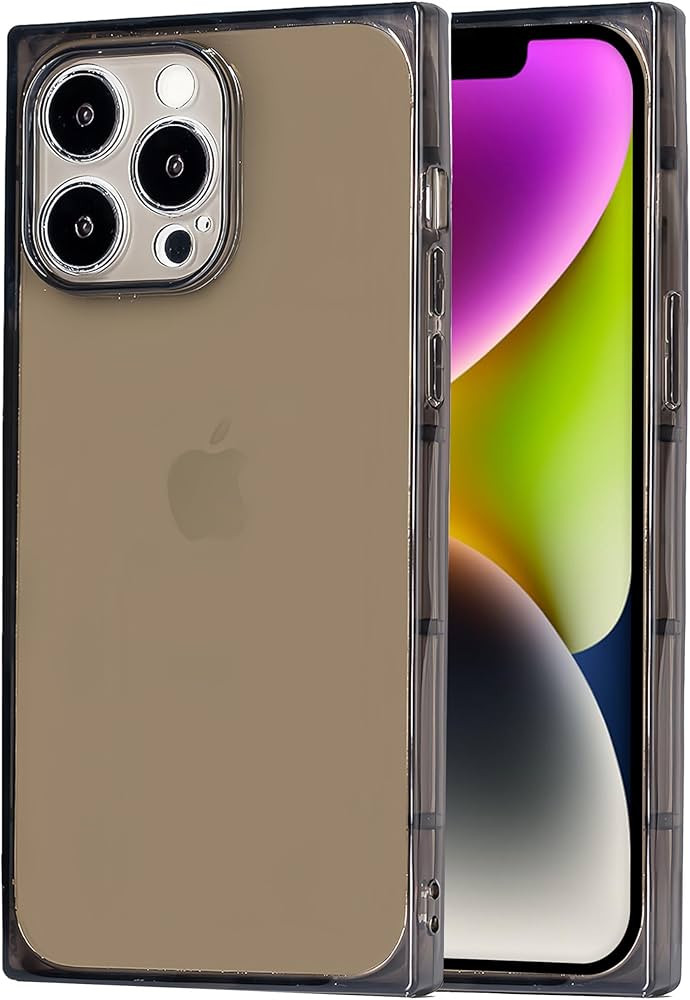 Rectangle Case Compatible for iPhone 14 Pro, 6.1-inch, Full Camera Protection with TPU Cushion, S... | Amazon (US)