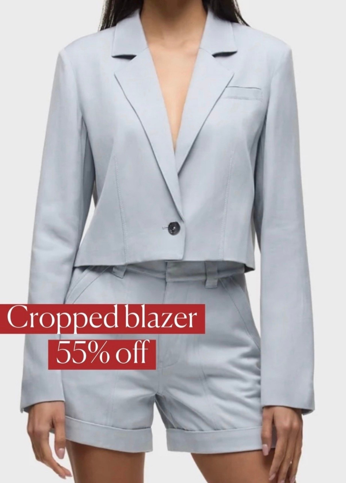 Cropped blazer
Blazer 

#LTKSeasonal