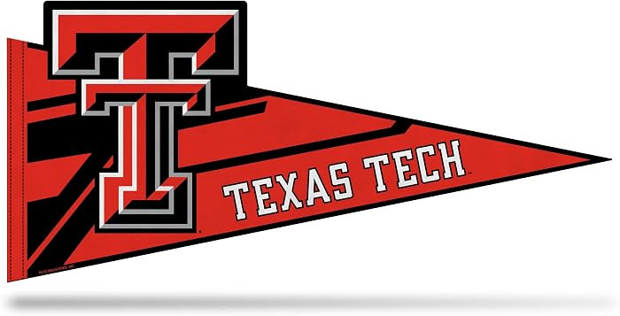 Rico Industries NCAA Texas Tech Red Raiders Soft Felt Pennant - EZ to Hang - Home D\u00e9cor (Gam... | Amazon (US)