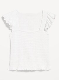 Flutter-Sleeve Smocked Top | Old Navy (CA)