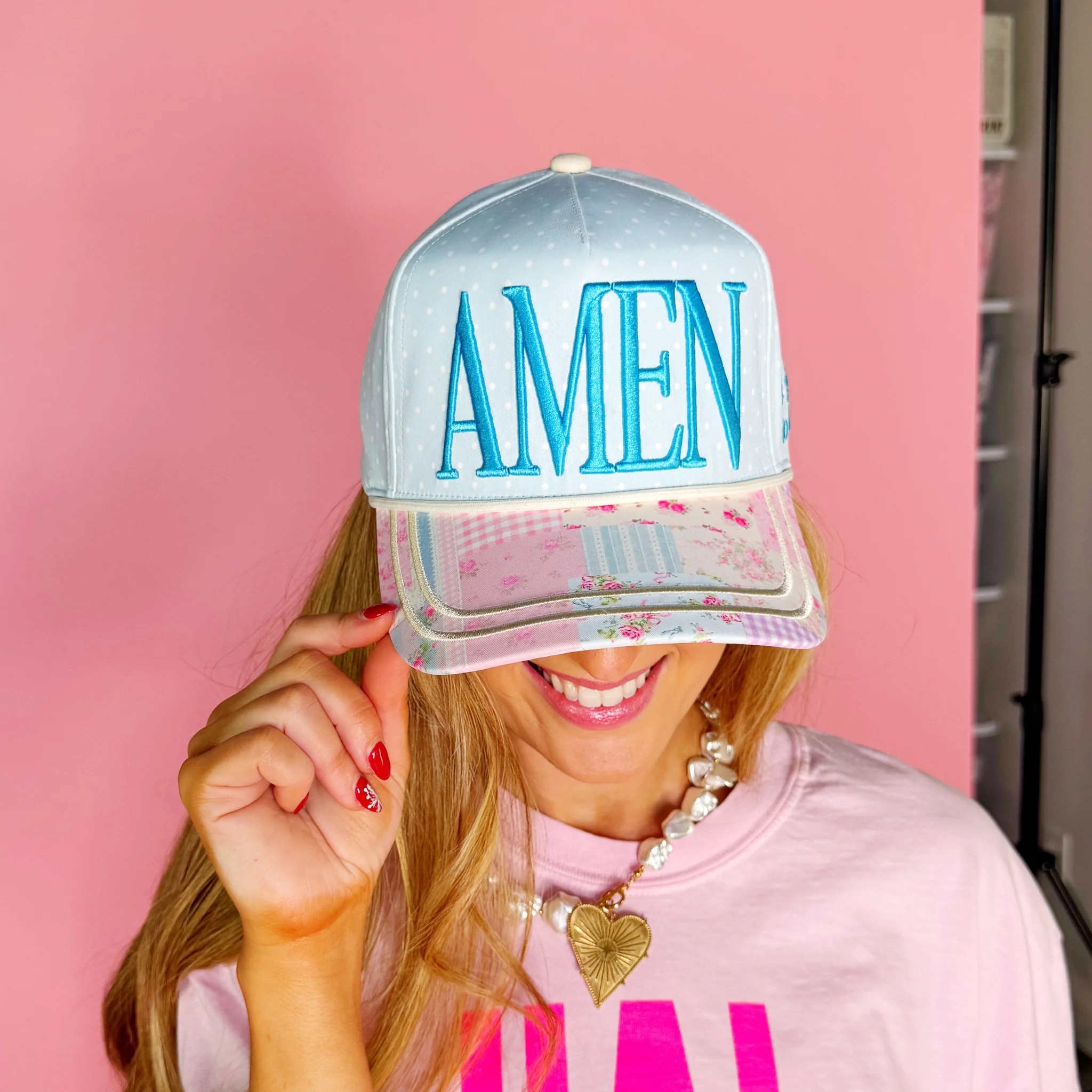 Floral Amen Hat - Pre Order | Poppy & Pine