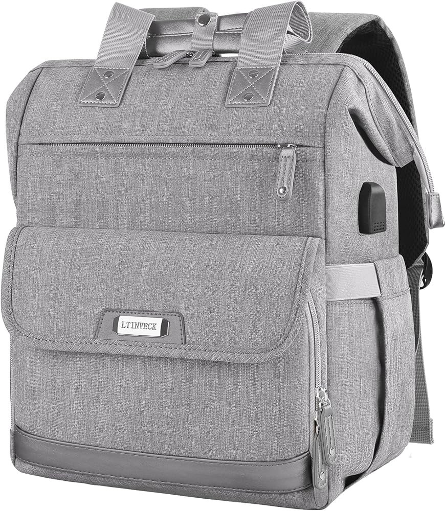 Laptop Backpack for Women,RFID Anti Theft 15.6 Inch Computer Bag Travel Backpack Men,Wide Top Ope... | Amazon (US)