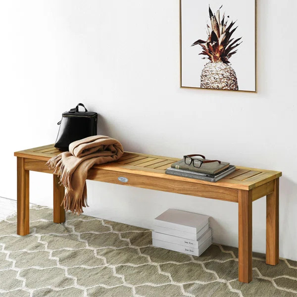 Acacia Outdoor Bench | Wayfair North America