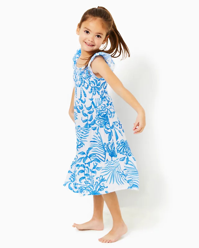 Girls Mini Jilly Midi Dress | Lilly Pulitzer | Lilly Pulitzer