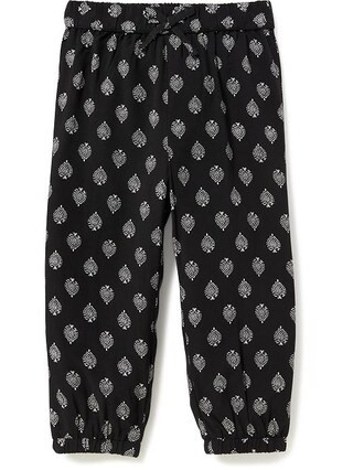 Old Navy Printed Soft Pants For Toddler Size 12-18 M - Black print | Old Navy US