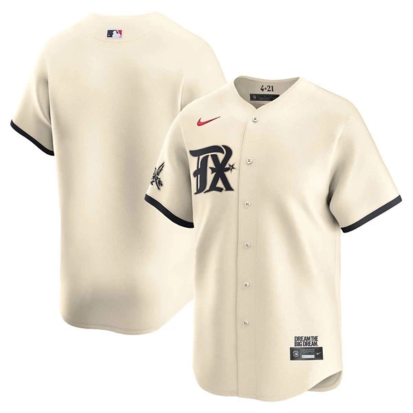 Texas Rangers Nike City Connect Limited Jersey Large Natural | Scheels