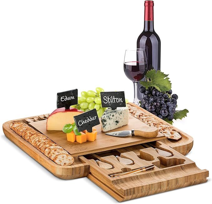 Bamboo Cheese Board Set | Amazon (US)