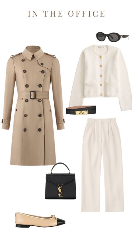 Love this spring outfit! 

This trench coat and tailored trousers are perfect for work /the office 

#LTKworkwear #LTKSeasonal #LTKeurope