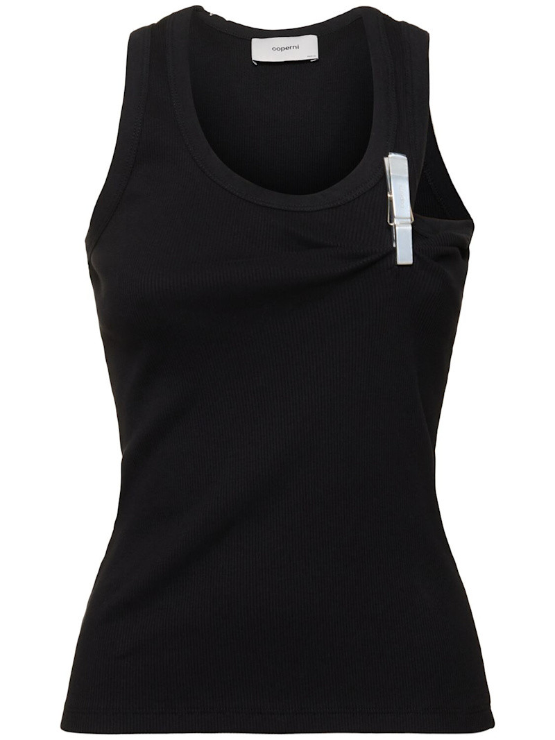 Washing clip rib tank top | Luisaviaroma