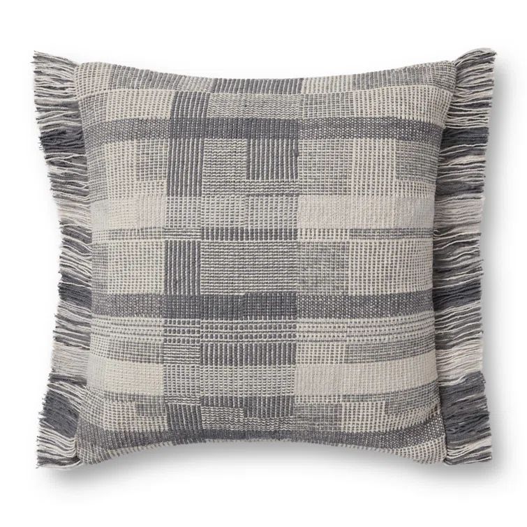 Amber Lewis x Loloi Birdie Silver / Ivory Pillow | Wayfair North America