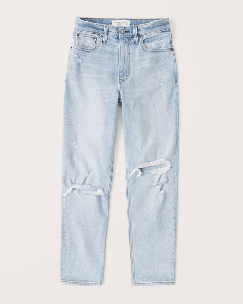 High Rise Mom Jeans | Abercrombie & Fitch (US)