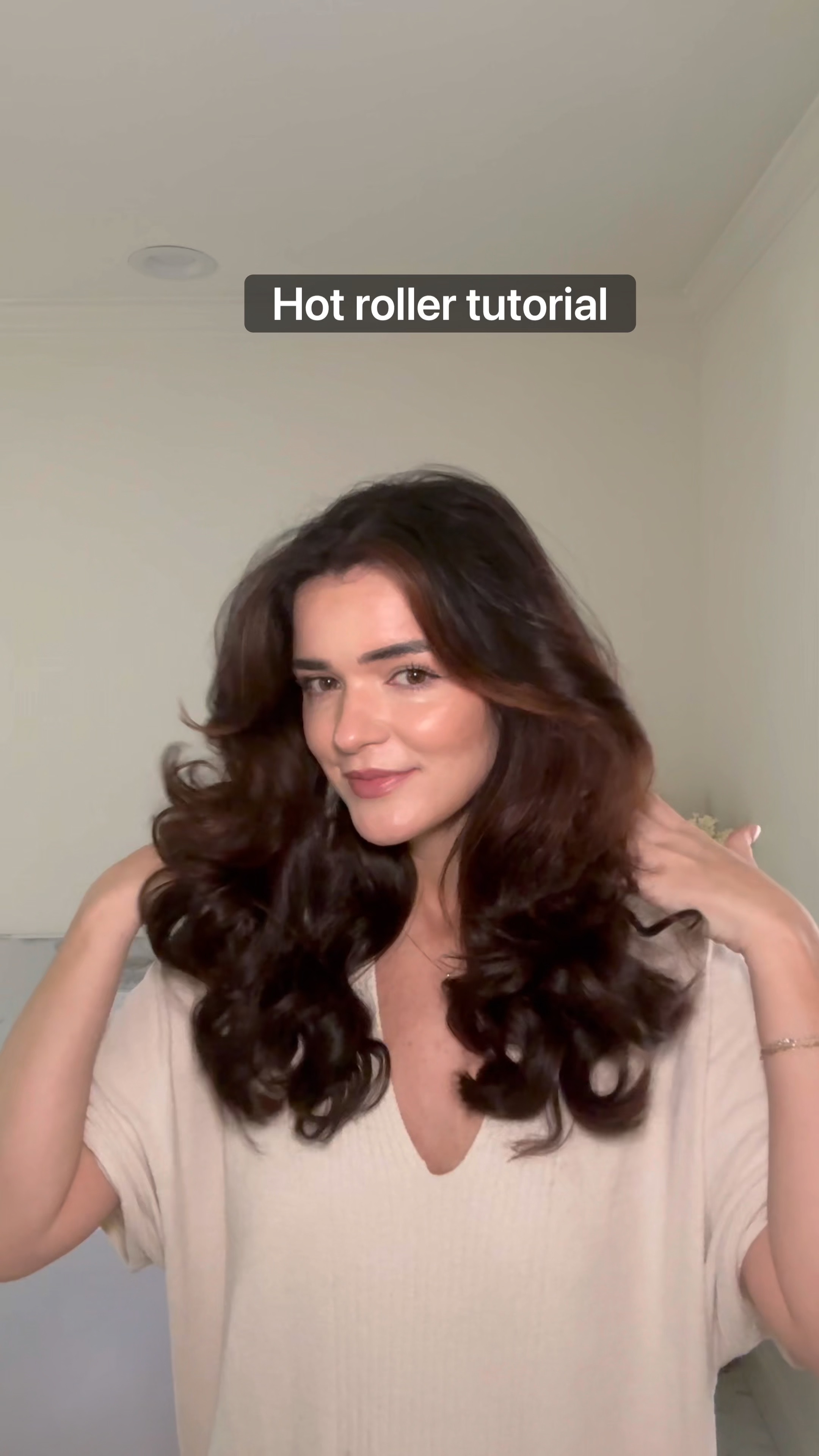 Hot roller tutorial! 