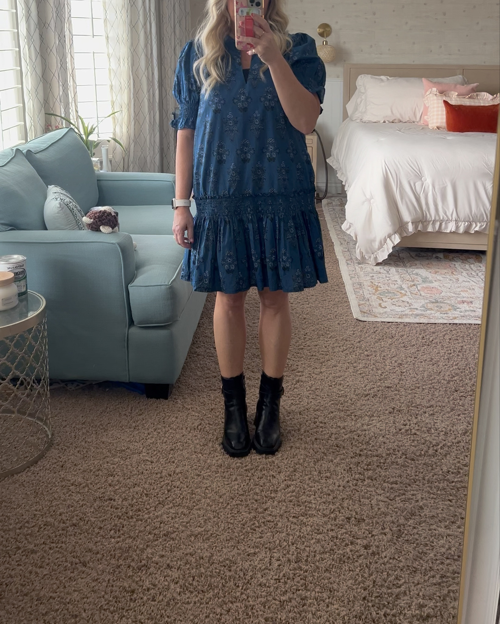 SALE alert! I bought this as a summer dress, but love the rich blue for winter, too! Whether it’s sandals or boots, this dress is a fun, unique one for sure! Don’t be afraid to mix your clothes with the seasons~ I just threw a coat on for the outdoor wear! {Would be so cute with tights, too!}
.
I am buying for spring, summer and even for next holiday season with all the great sales happening! Impressions has some awesome stuff and I’ve ordered a lot of it-check it out! 
.
#momfashion #momootd #momstyle #casualfashion #sundaybest #churchfashion #minidress #mididress #sundaydress #over40style #blackboots #floral  #ldsfashion #modestfashion #affordablefashion #onsale
#ootd #ootdfashion #amazonfashion #amazoninfluencer #momstyle #summertowinterfashion #momstyleinspo #over40fashion #affordablefashion #newlook #affordablefashion #flatteringfit #utahfashion #ldsfashion

#LTKSeasonal #LTKFindsUnder50 #LTKOver40