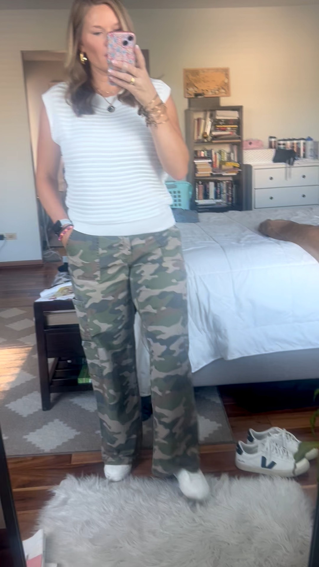 Today’s outfit. I’m 5’6” and the regular length is perfect on the pants  

#LTKOver40 #LTKFindsUnder50 #LTKMidsize