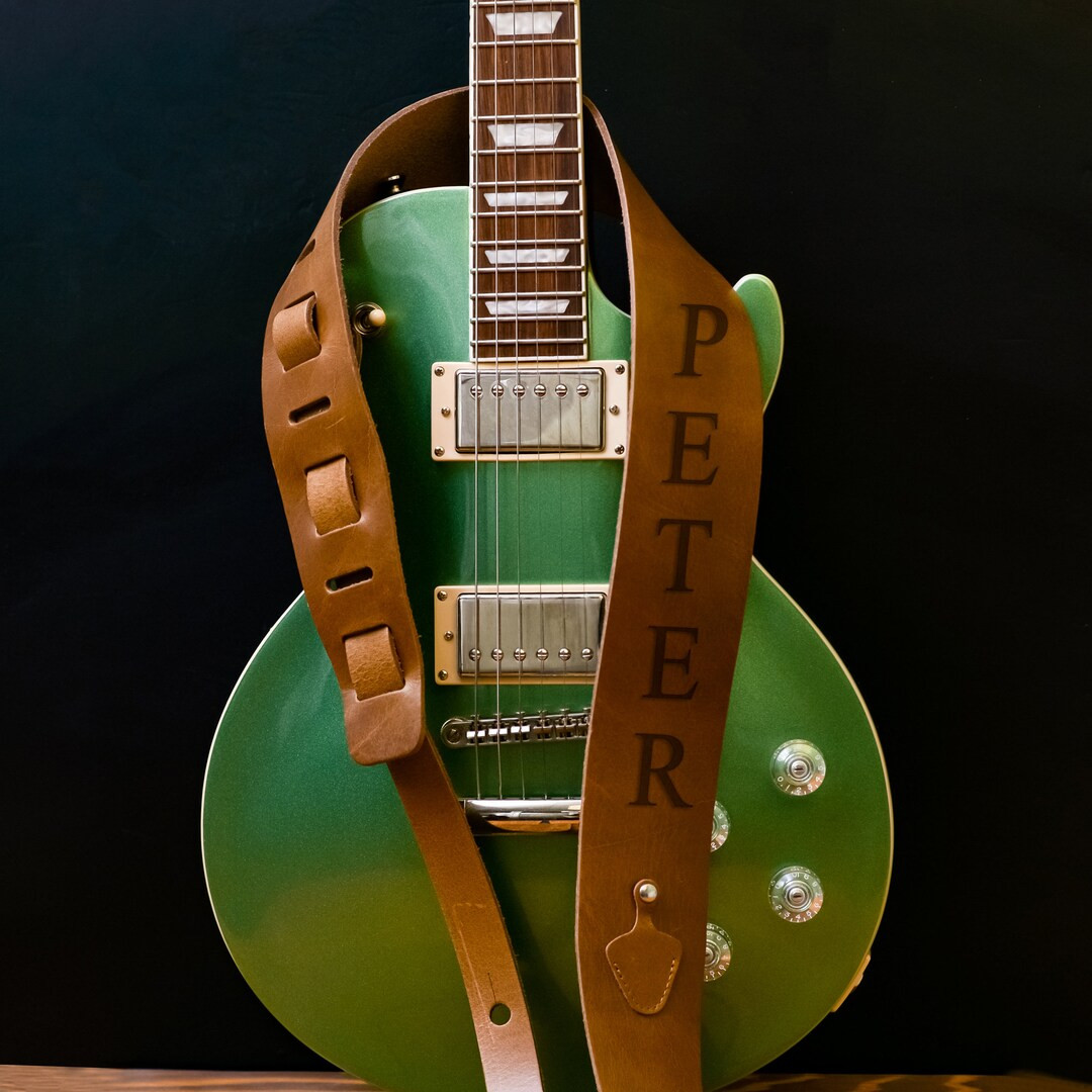 Personalized Leather Guitar Strap A Perfect Gift for - Etsy | Etsy (US)