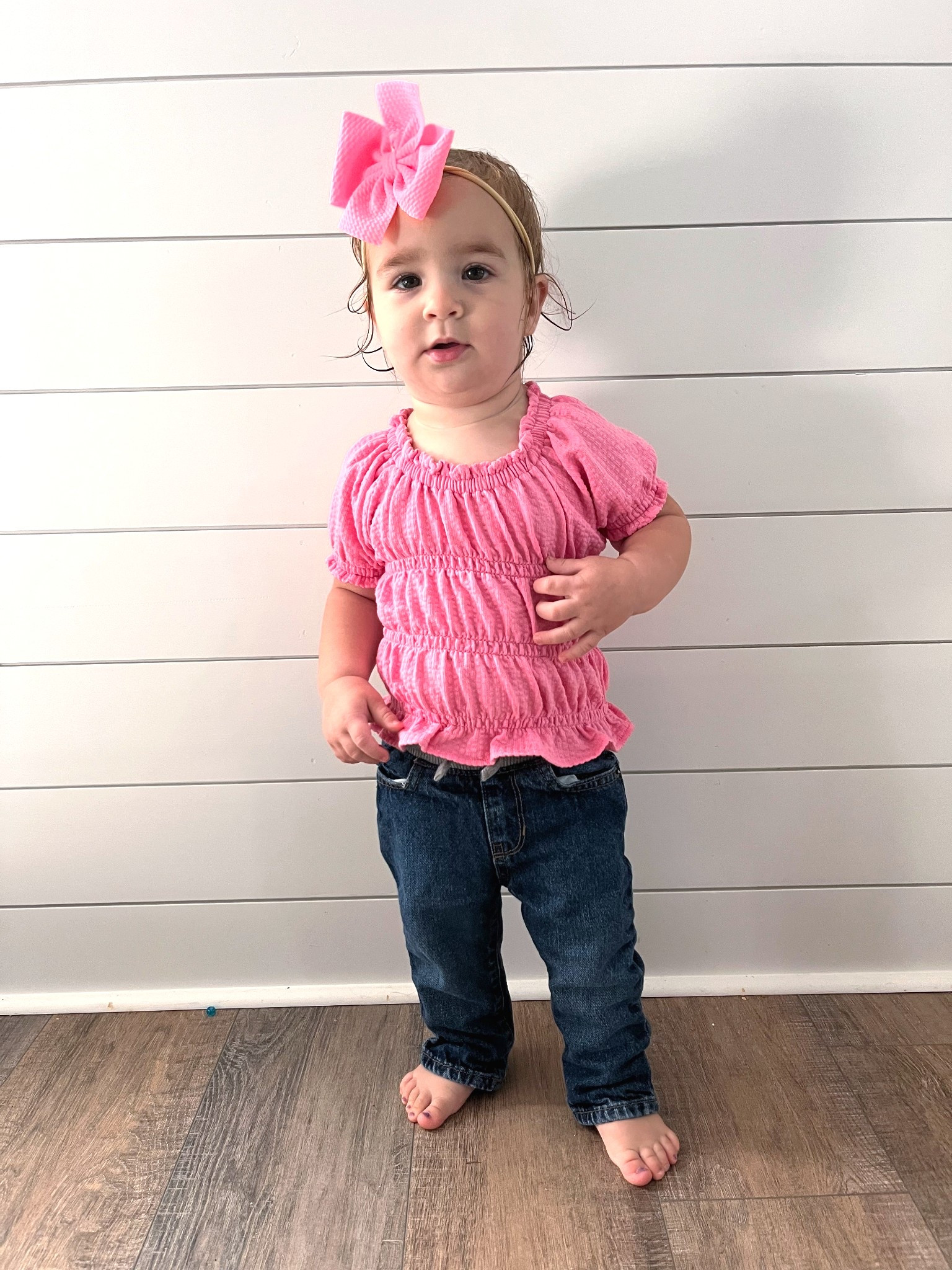 Pink toddler outfit - grand millennial baby - coastal chic - Walmart fashion - affordable kids 

#LTKKids #LTKBaby