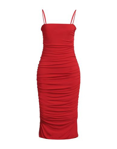 Pinko Woman Midi dress Red Size XS Viscose, Elastane | YOOX (US)