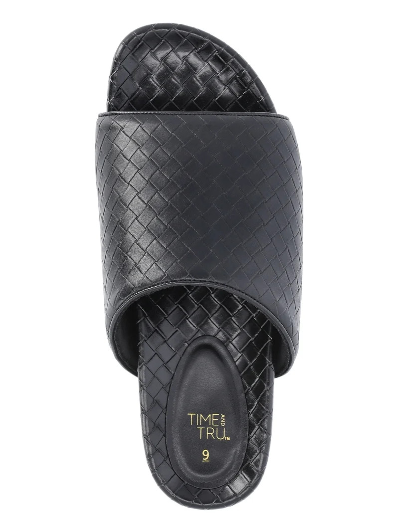 Time and Tru Women's Puff Footbed Sandals | Walmart (US)