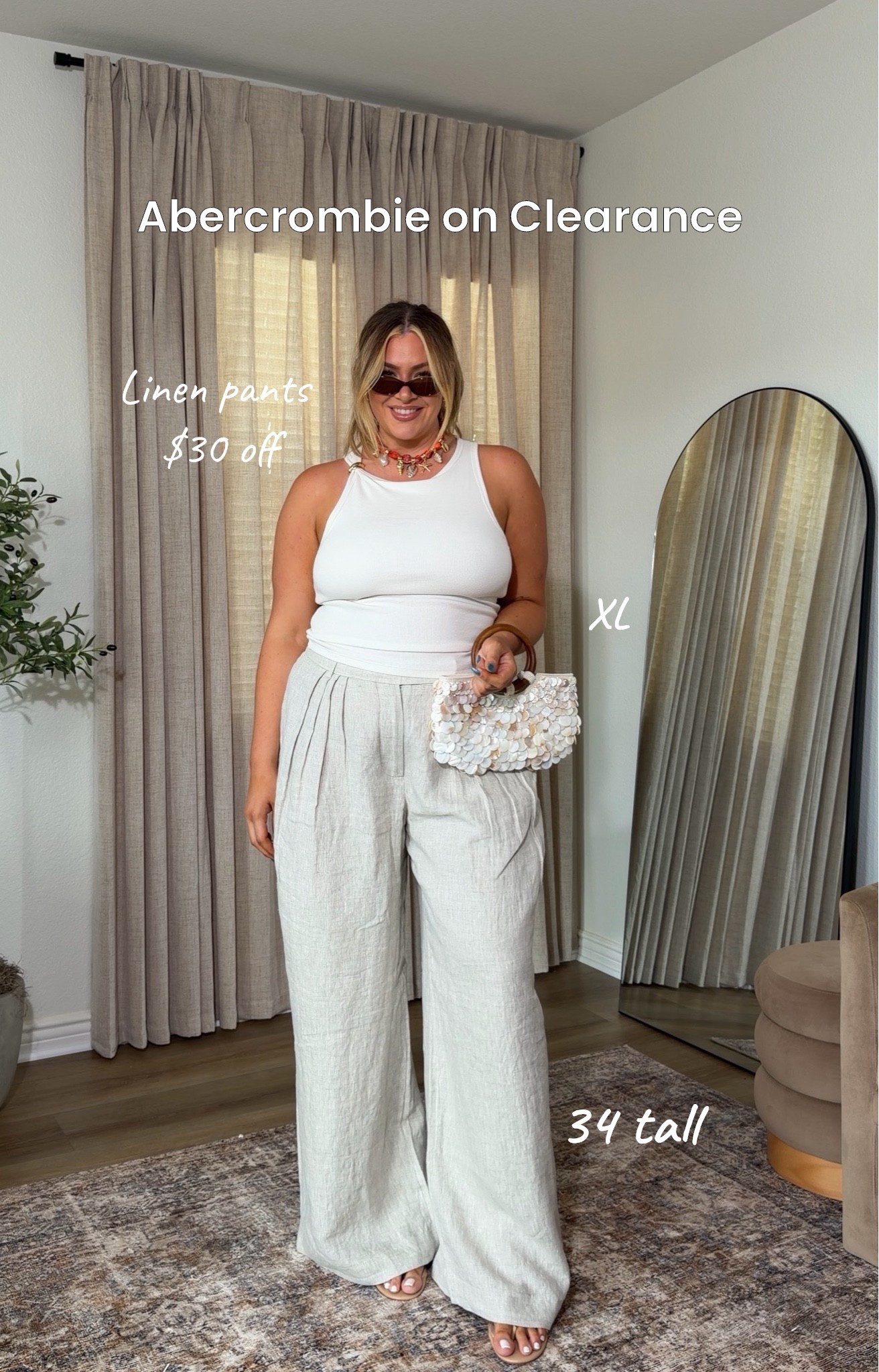 wearing a 34 tall in the pants & XL in the top 💛

Summer outfits, vacation outfits, Vanessa Etheridge

#LTKMidsize #LTKSeasonal #LTKootd