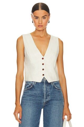 L*SPACE Rhodes Vest in Cream from Revolve.com | Revolve Clothing (Global)
