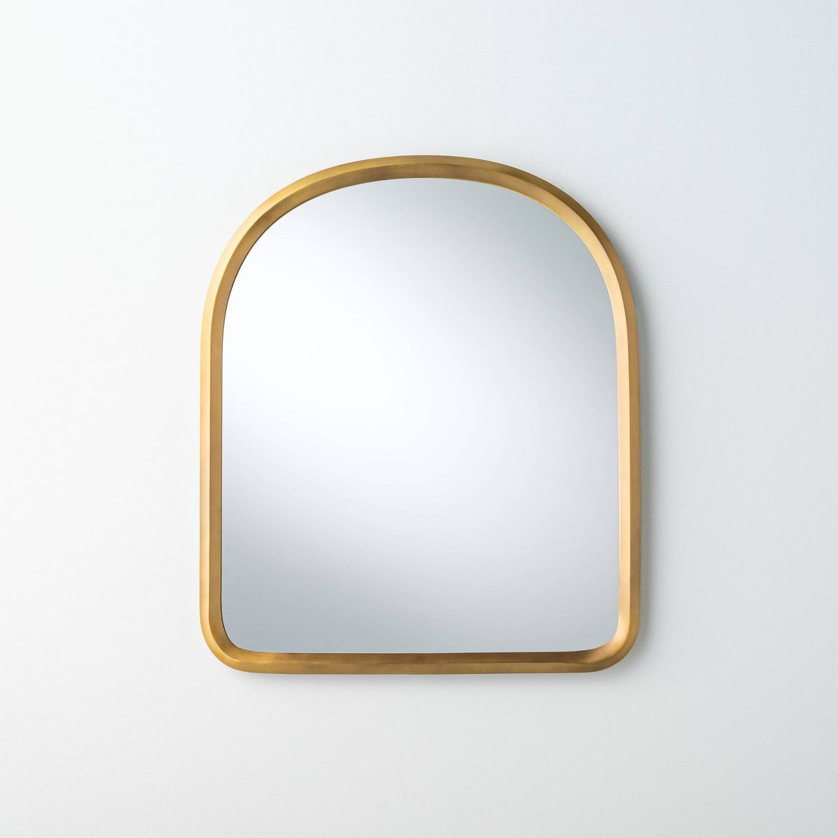 Arched Metal Frame Mirror Brass Finish - Hearth & Hand™ with Magnolia | Target