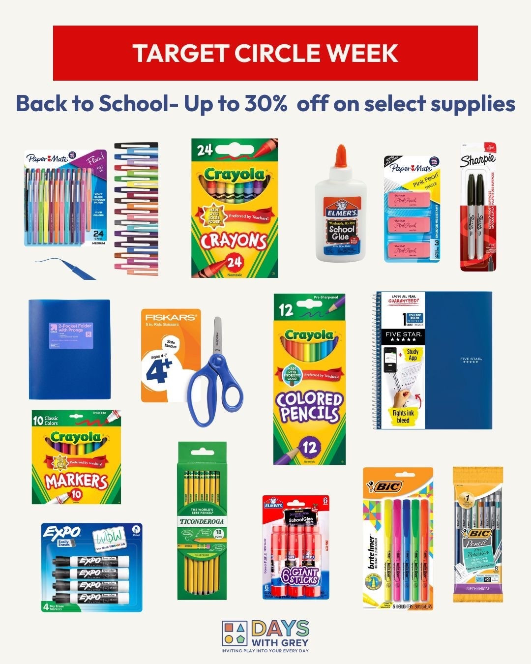 Target 🎯 Circle Week Sale. This is the time to go ahead and buy your school supplies because the prices are so great! You will also have the greatest selection before everything is picked over. 

#LTKKids #LTKSaleAlert #LTKFamily