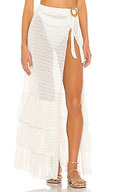 Tularosa Cayman Wrap Skirt in White from Revolve.com | Revolve Clothing (Global)