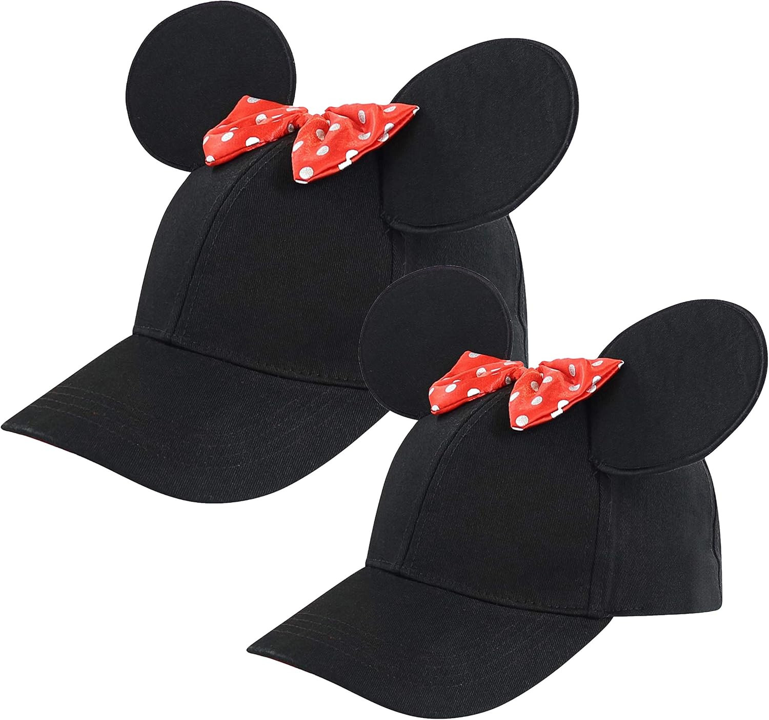Disney Minnie Mouse Ears Hat, Set of 2 for Mommy and Me, Matching Adult and Little Girl Baseball ... | Amazon (US)
