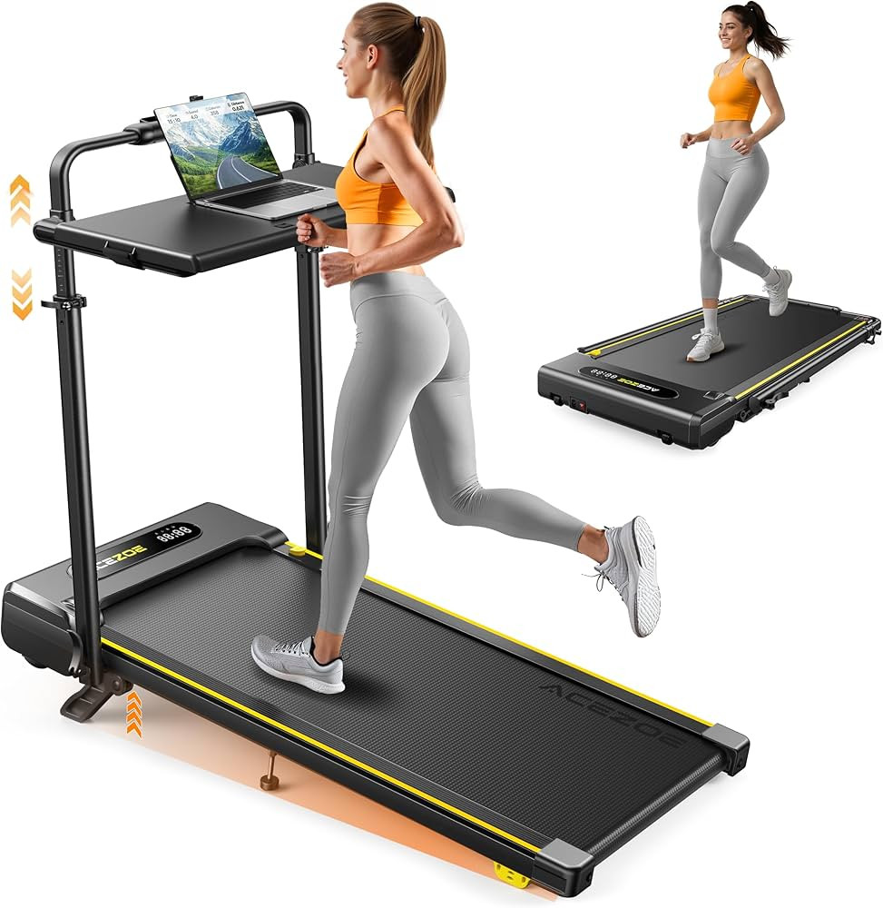 3 in 1 Under Desk Treadmill with Incline, Walking Pad with Removable Desk Workstation, Adjustable... | Amazon (US)