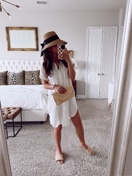 White gauze shirt dress,
Gauze, cotton, white dress,
Coverup, beach outfit, resort, cruise, vacay, Florida, Destin, 30a, vacation, pool, country club,

Beach outfit, vacation outfit, gauze outfit, linen outfit, summer outfit, summer dress, Hamptons, Europe trip, Europe vacation, England, French, French style, France 

#LTKfindsunder50 #LTKstyletip #LTKfindsunder100