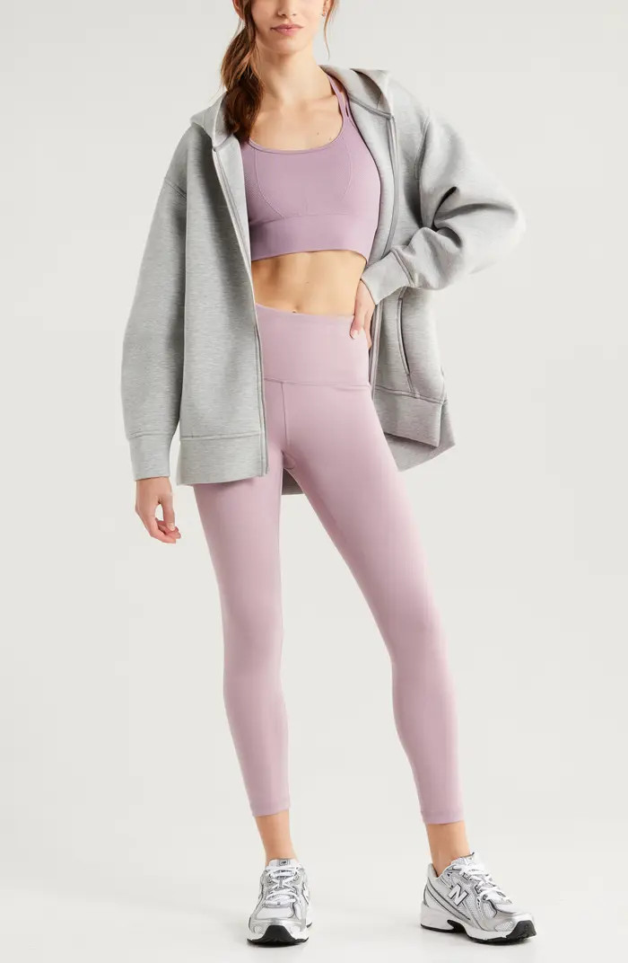 Front Zip High-Low Hoodie | Nordstrom