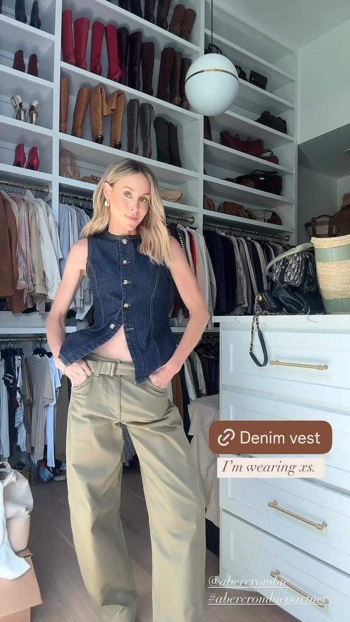 This denim vest is so versatile ✨ Wearing an xs

#LTKStyleTip