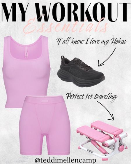 Perfect for traveling and still getting your sweat on! 

Stepper - running shoes - tank - shorts

#LTKtravel #LTKfit